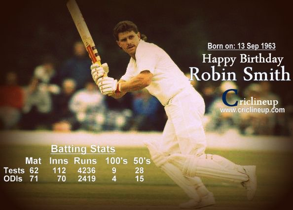 Happy Birthday to England\s finest batsman Robin Smith 