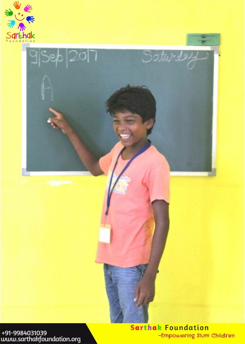 SarthakNGO's tweet image. Is there any age to learn? We firmly believe there is NO age to learn. Strong will is what it takes. #SarthakNGO #NoAgeToLearn #SlumKids