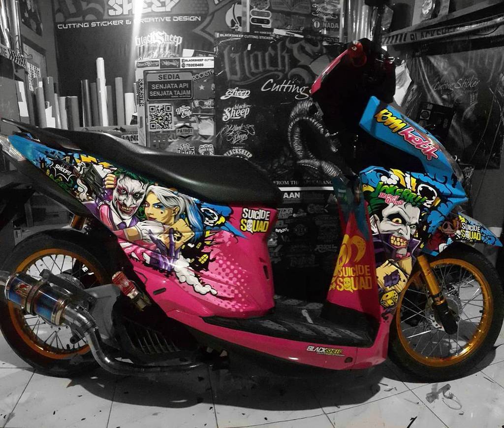 Blacksheep Stickart On Twitter Vario 150 Joker Harley Quinn