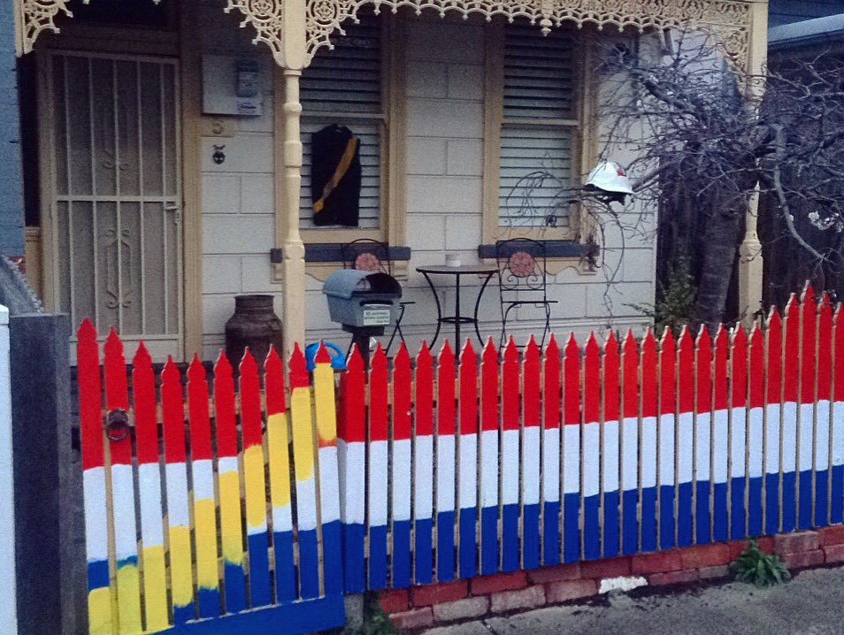TheHolyBoot's tweet photo. 12 months is a long time in Footscray! #GoTiges #GoDogs #BeMoreTiger #StrongAndThin #ThickAndBold #LeonCameron #JustinCharles #TerryWallace https://t.co/sO9YkCkC3X