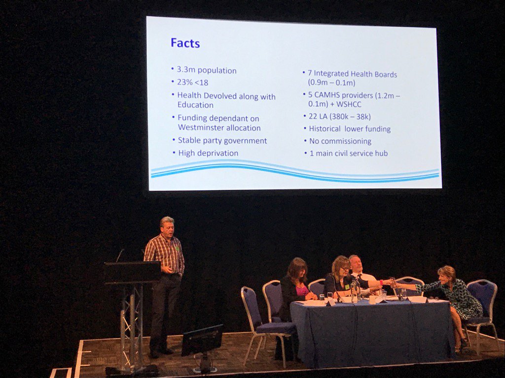 Tamsin_J_Ford's tweet photo. David Williams describes CAMHS in Wales #capfac2017 @rcpsych https://t.co/q1yfSHXHUQ