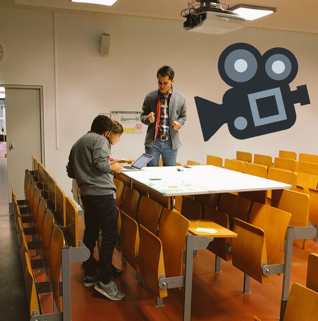 shmatsky's tweet photo. Getting ready a short film summarising our idea! #chemiewende https://t.co/pLLhpdexbl