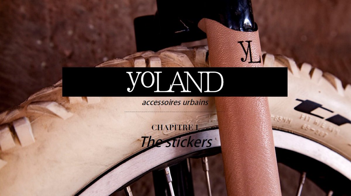 Brand new accessory for cyclists loving leather
-
Nouvel accessoire pour cyclistes qui aiment le cuir

#yolanders

ibikestrasbourg.com/2017/09/le-sti…