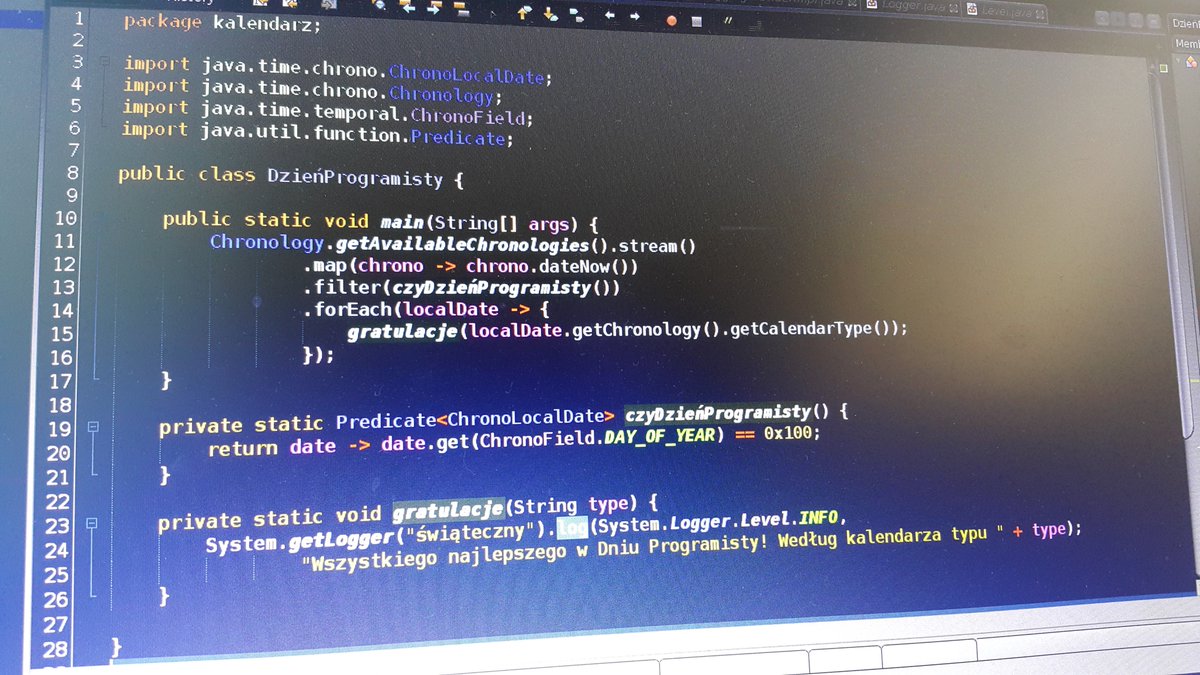 m1k0's tweet image. #ProgrammersDay #DzieńProgramisty Wszystkiego najlepszego z okazji Dnia Programisty!