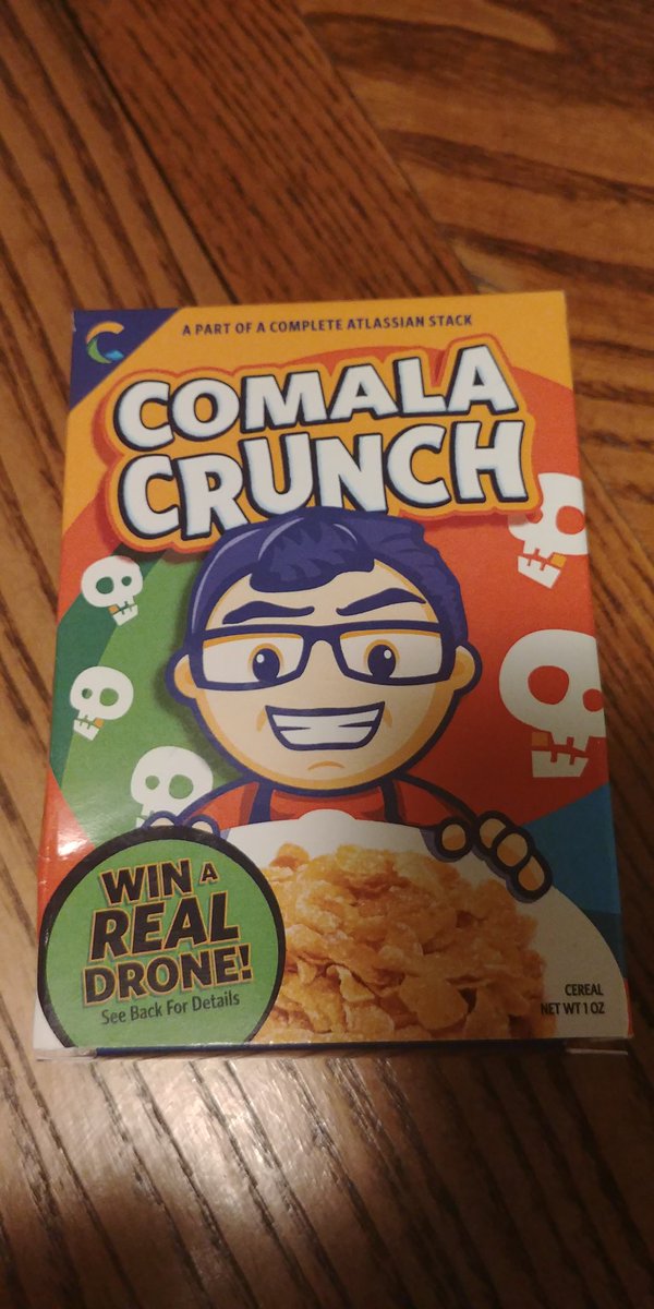 sabre1817's tweet photo. I know what I'm having for breakfast tomorrow. #ComalaCrunch #AtlassianSummit https://t.co/zUwUSXdvBw