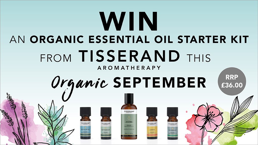 Tisseranduk's tweet image. It's #OrganicSeptember and we are super proud to offer a range of #organic #essentialoils. Like, follow and share by 18.09 to #WIN