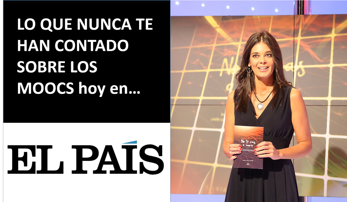 slealm's tweet photo. Verdades y mentiras sobre los MOOCs @elpais_espana https://t.co/gzj0b4TuUB @BCCSpeakers @puntorojolibros @ManpowerGroupES @HumanAgeInsES https://t.co/GONQJxB8PB