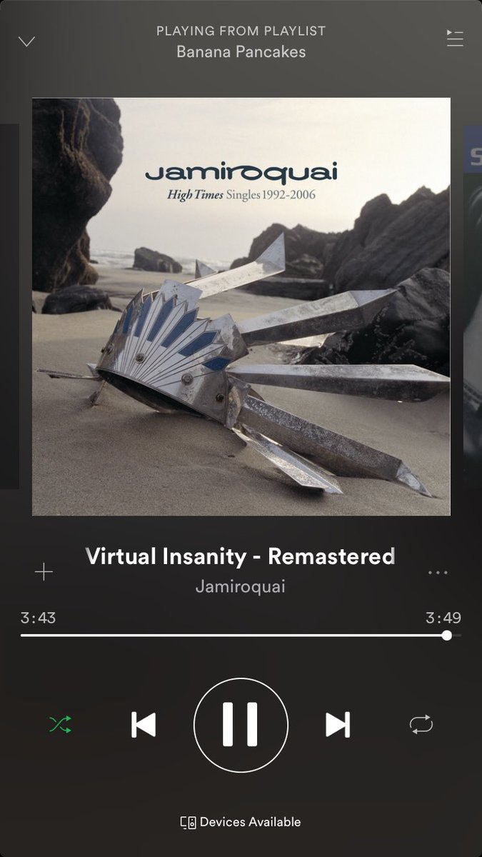Packypacz's tweet photo. Virtual Insanity #jamiroquai #hightimes https://t.co/z1dI71Jl4Y