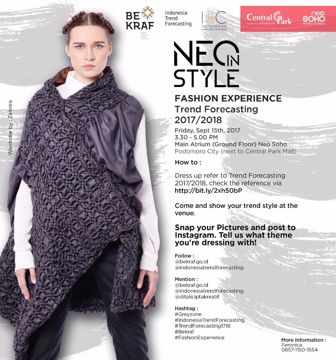 trenvm's tweet photo. #dressup come and meet Indonesia TrendForecasting and @BekrafID , make #instagram #picture #tag us, you get #trend #decoding #book https://t.co/Vhs6JT0f55