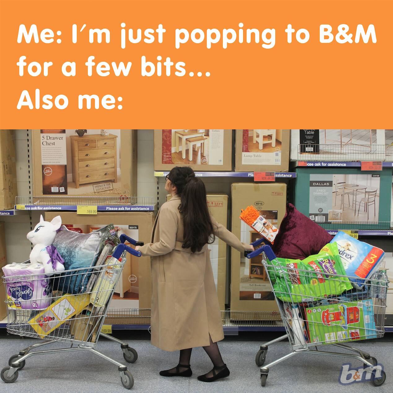 b&m lol omg
