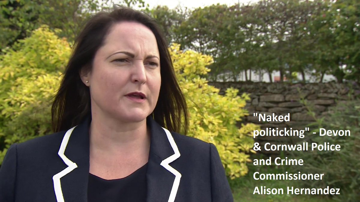 BBCCornwall's tweet image. .@DC_PCC Alison Hernandez faces a "no confidence" vote @DevonCC Cabinet today, motion led by @Cllr_A_Dewhirst - @tamsinmelville reports