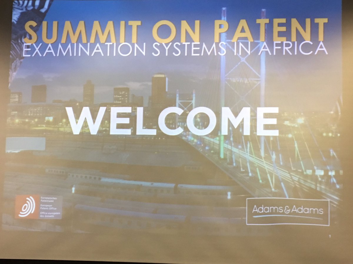 NickyGarnett's tweet photo. Inaguaral Africa Patent Summit - let's do this! https://t.co/PKg41WKEb2