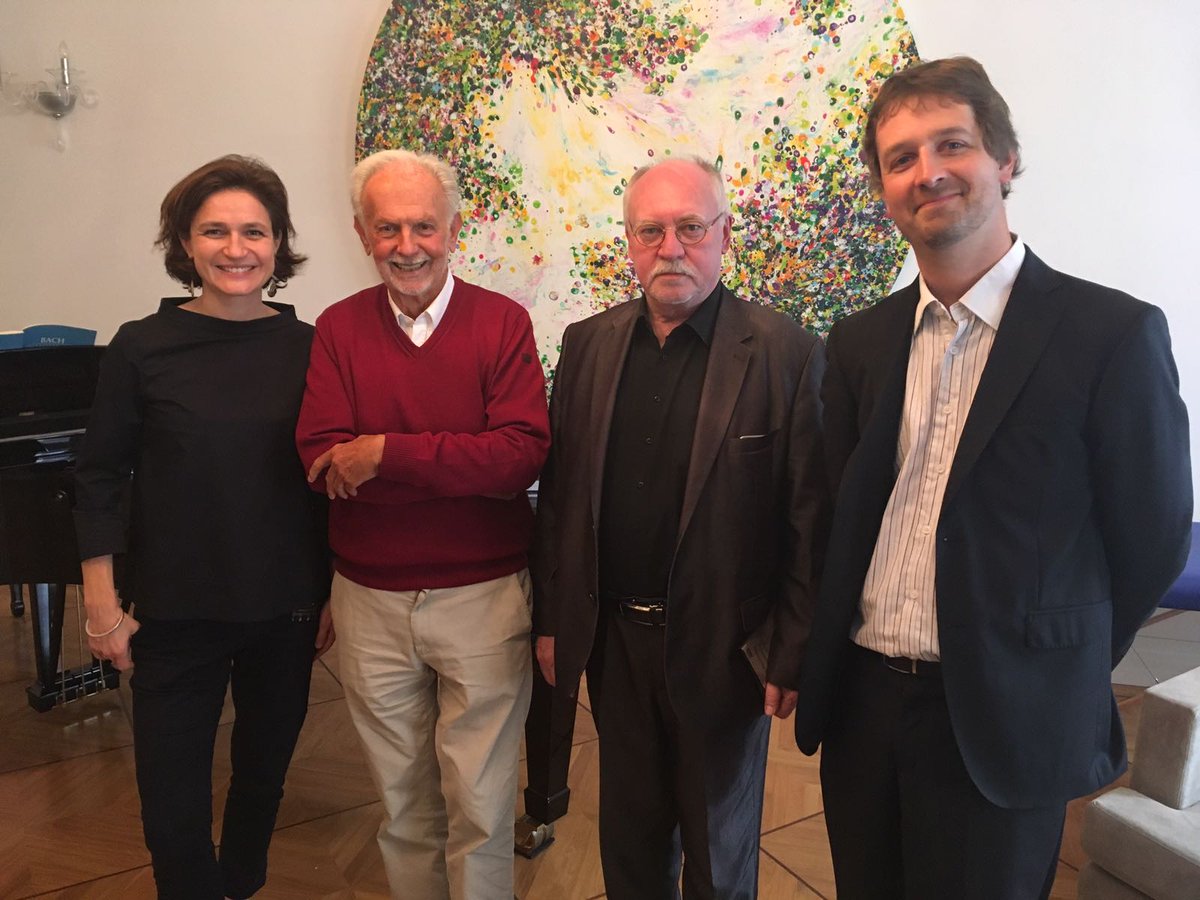 IMZMedia's tweet photo. What a wonderful afternoon with Brian Large, who we interviewed at the occasion of his liftetime achievement award! https://t.co/56s4MipEb6