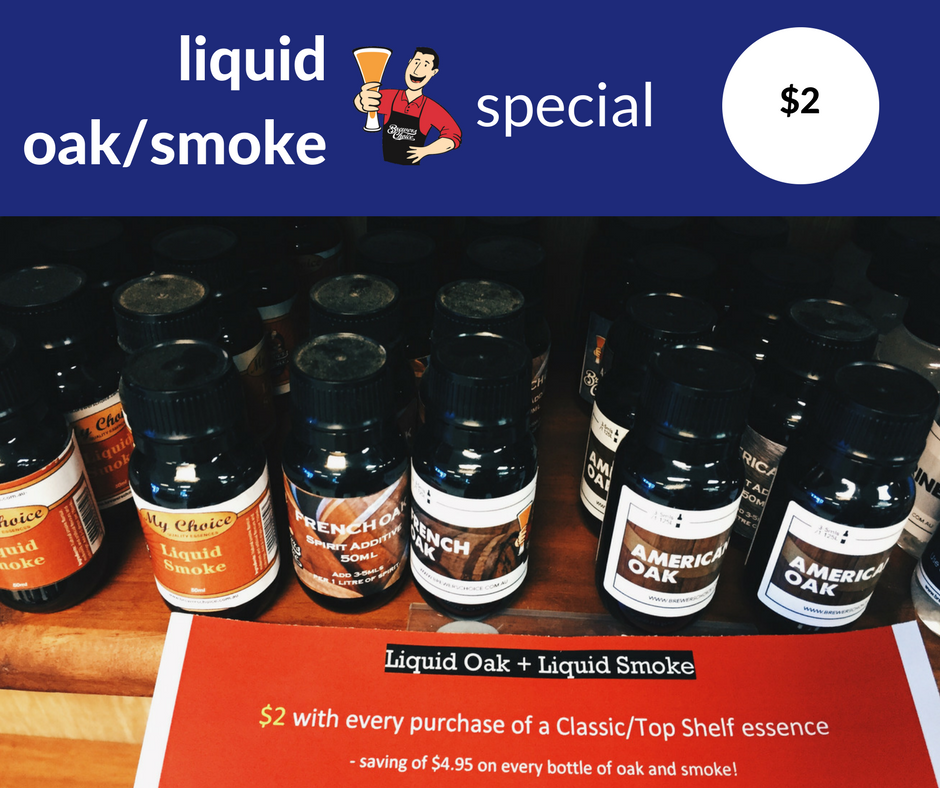 BrewersChoice's tweet photo. Grab a liquid oak/smoke for just $2 with every purchase of Classic/Top Shelf essence!

Save $4.95 per bottle! https://t.co/flypQghktb