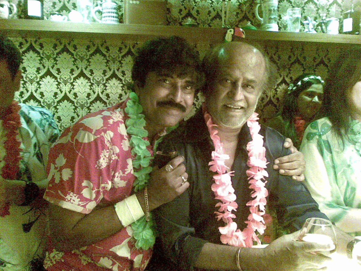 With my frnd shivaji rao..😊 @superstarrajini