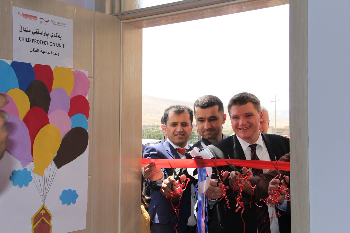 GermanyInKRI's tweet photo. Joy and fun at opening of new #Basirma Community Center: Project supported by #Germany via @tdh_de &amp; @tdhitaly https://t.co/ju7AcXatMQ