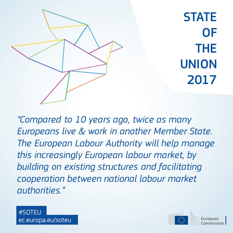 #SOTEU For a single European labour market we also need a European labour market authority