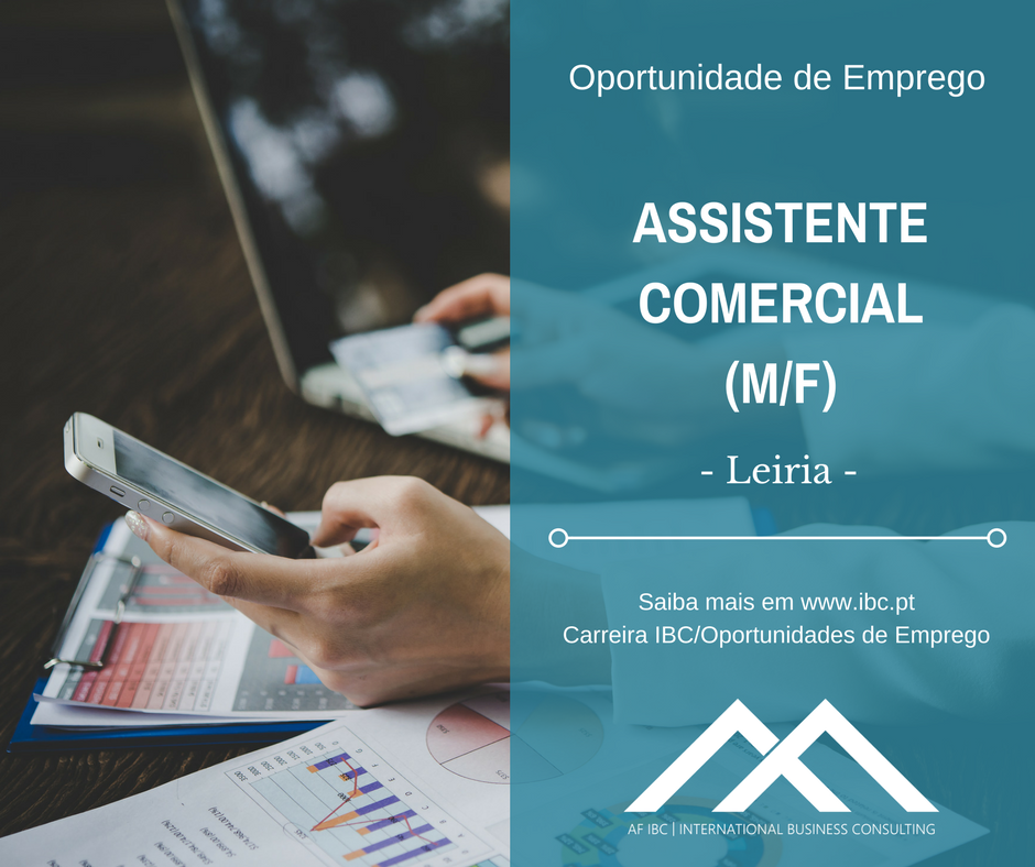 IBC_learning's tweet photo. Oportunidade de Emprego 👍
Assistente Comercial (m/f) - Leiria

Saiba mais em:
https://t.co/QmsPzC40jX https://t.co/35x6bJov3m