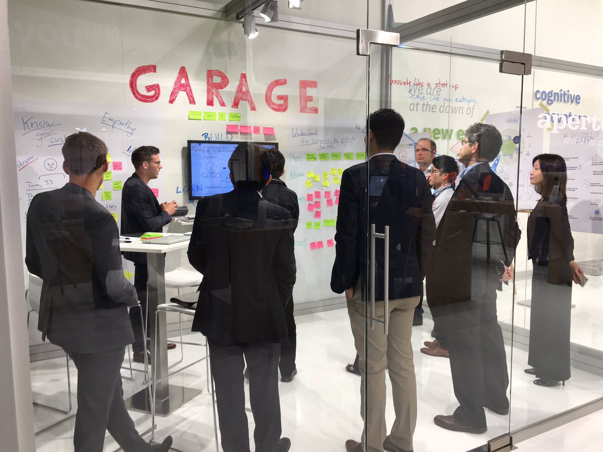 Innovate like a startup with #ibm and @IBMindustries in our #bluemix garage. Let's get #agile at #IAA2017