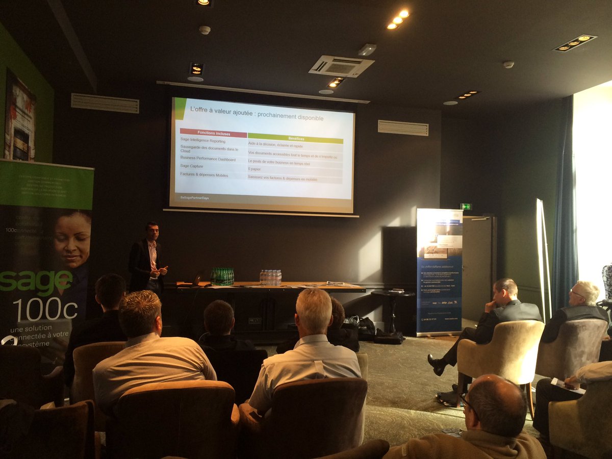 NicoMellin's tweet photo. Le #besagepartnerdays de #Toulouse est lancé ! Et bien lancé avec #Sage50c #Rentrée100c https://t.co/Z2YYuDk3uk