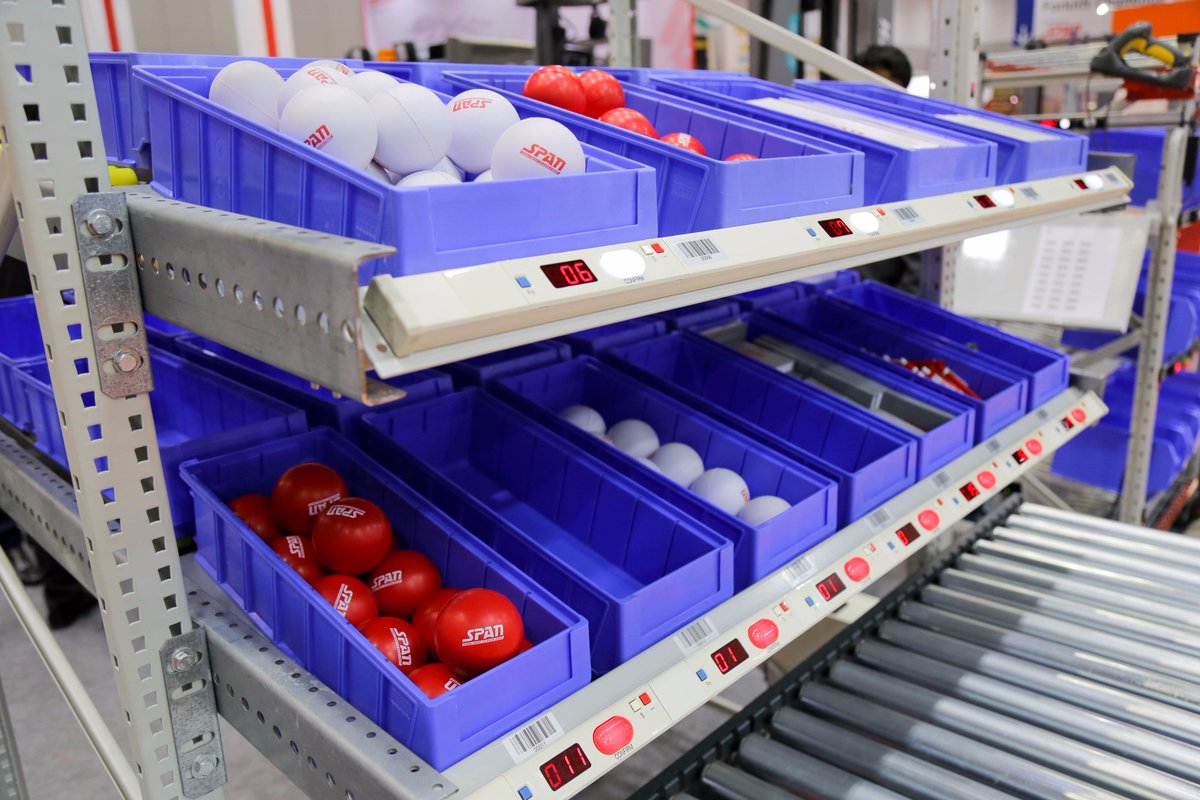 materialshandME's tweet image. Visit SPAN at Stand Z6A12 to see S4 Pick by #LightSystem, a light directed order fulfilment #system used to pick small to medium products