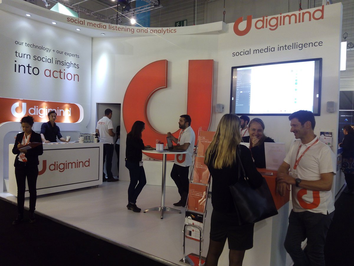 Yeah, it's early in the morning but we are already showing you the benefits of social intelligence at #dmexco Hall 7 / E - 012b !
