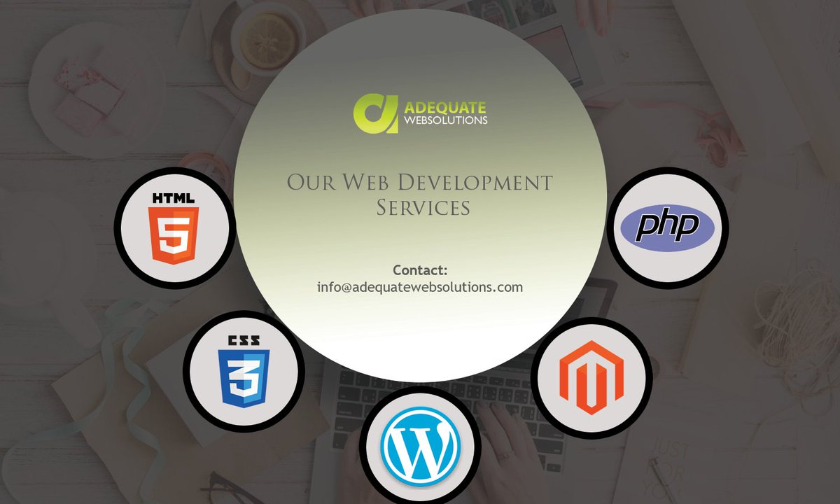 adequate_websol's tweet image. Get full stake #webdevelopment services at affordable cost from adequatewebsolutions.com
#WordPress #Magento #shopify #PHP #HTML5