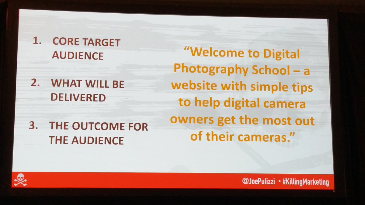 AUDIOMIND's tweet photo. @JoePulizzi explains why #contenttilt and purpose is key. Using @digitalps, one of my fav websites, as an example at the #inmarforum. https://t.co/ESt1LT6Z1a