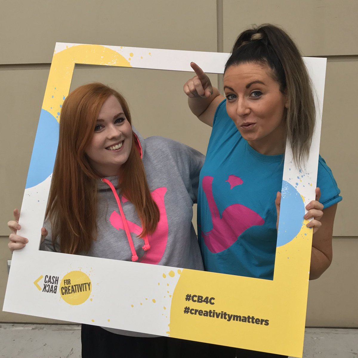 Kelly and Caroline can't wait to get started on Take the Lead as part of this year's <a href="/CreativeScots/">Creative Scotland</a> <a href="/CB4Creativity/">CashBack4Creativity</a> #CB4C #CreativityMatters