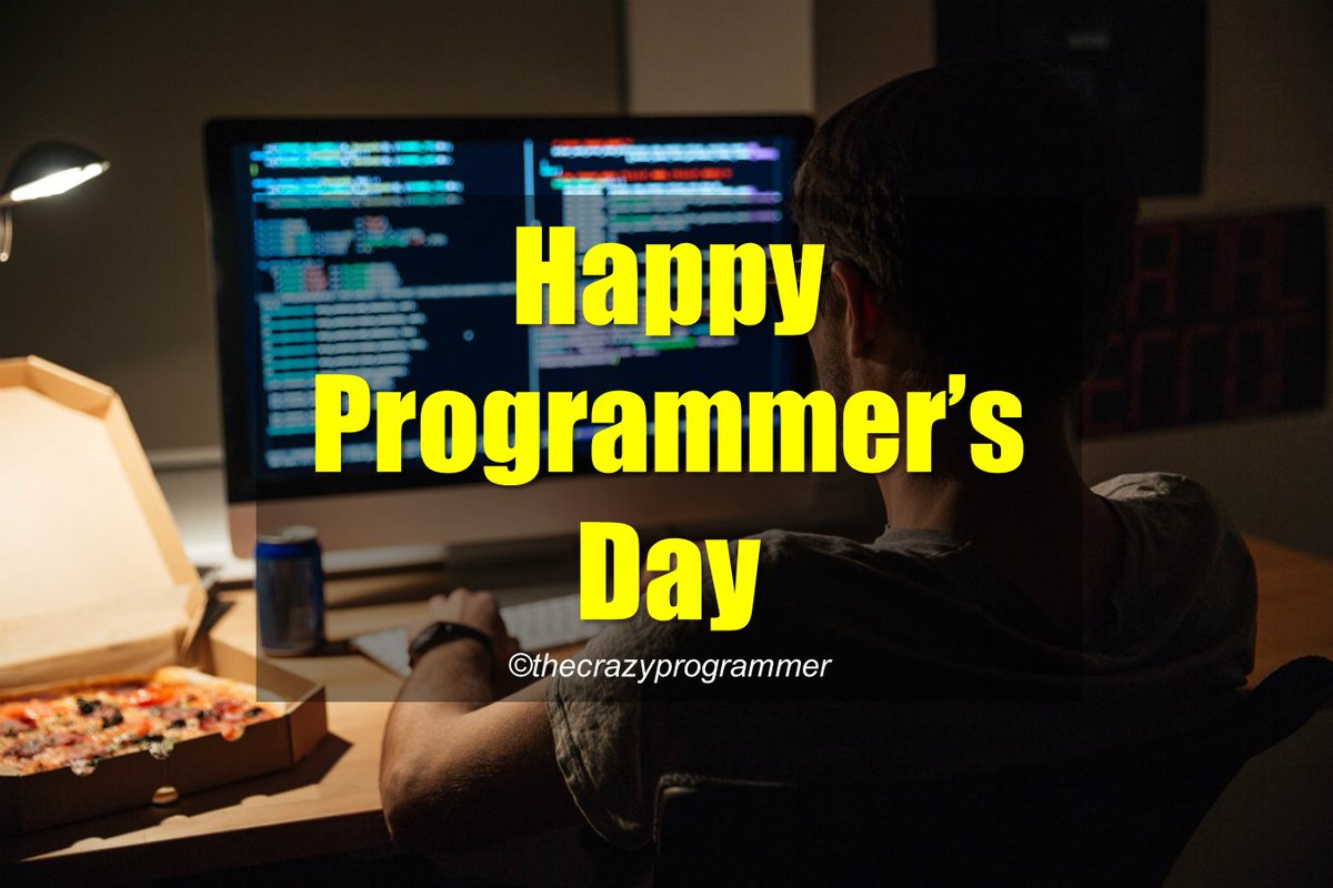 thecrazyprogrmr's tweet image. Its our day, party hard 🙂🍻
tag your programmer friends..
#programmersday #programmer
#programming #softwaredeveloper
