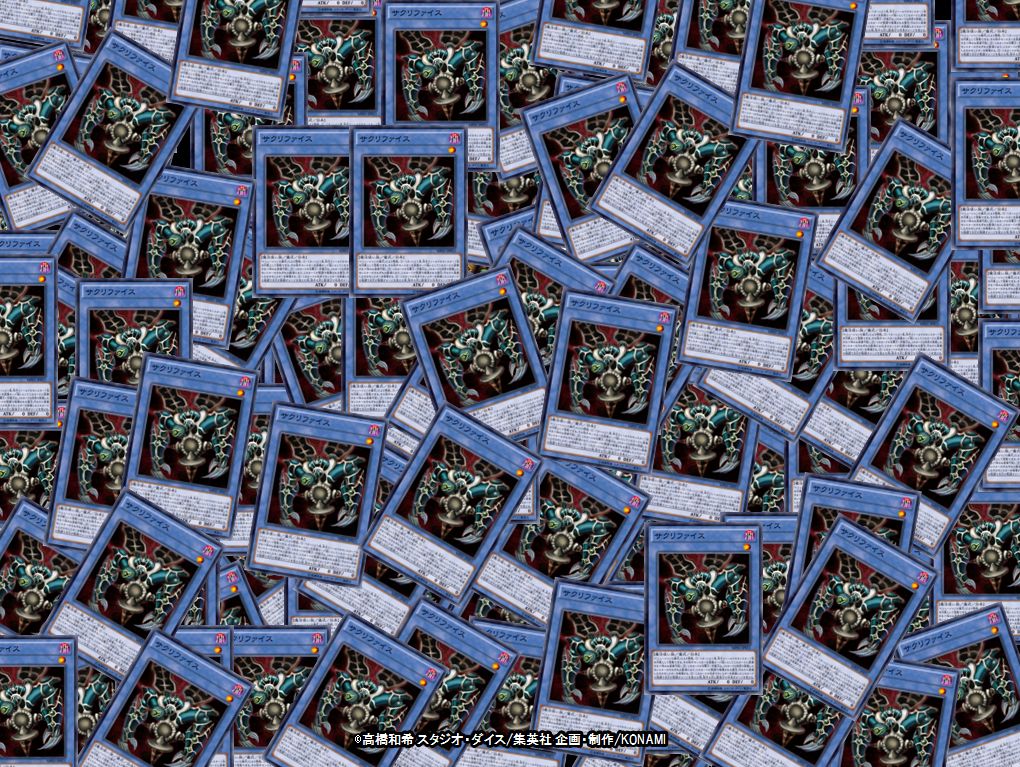 公式 遊戯王ocg On Twitter みんなにクイズ この サクリファイス の中に1枚だけ違うカードがまぎれているぞ 探してみよう