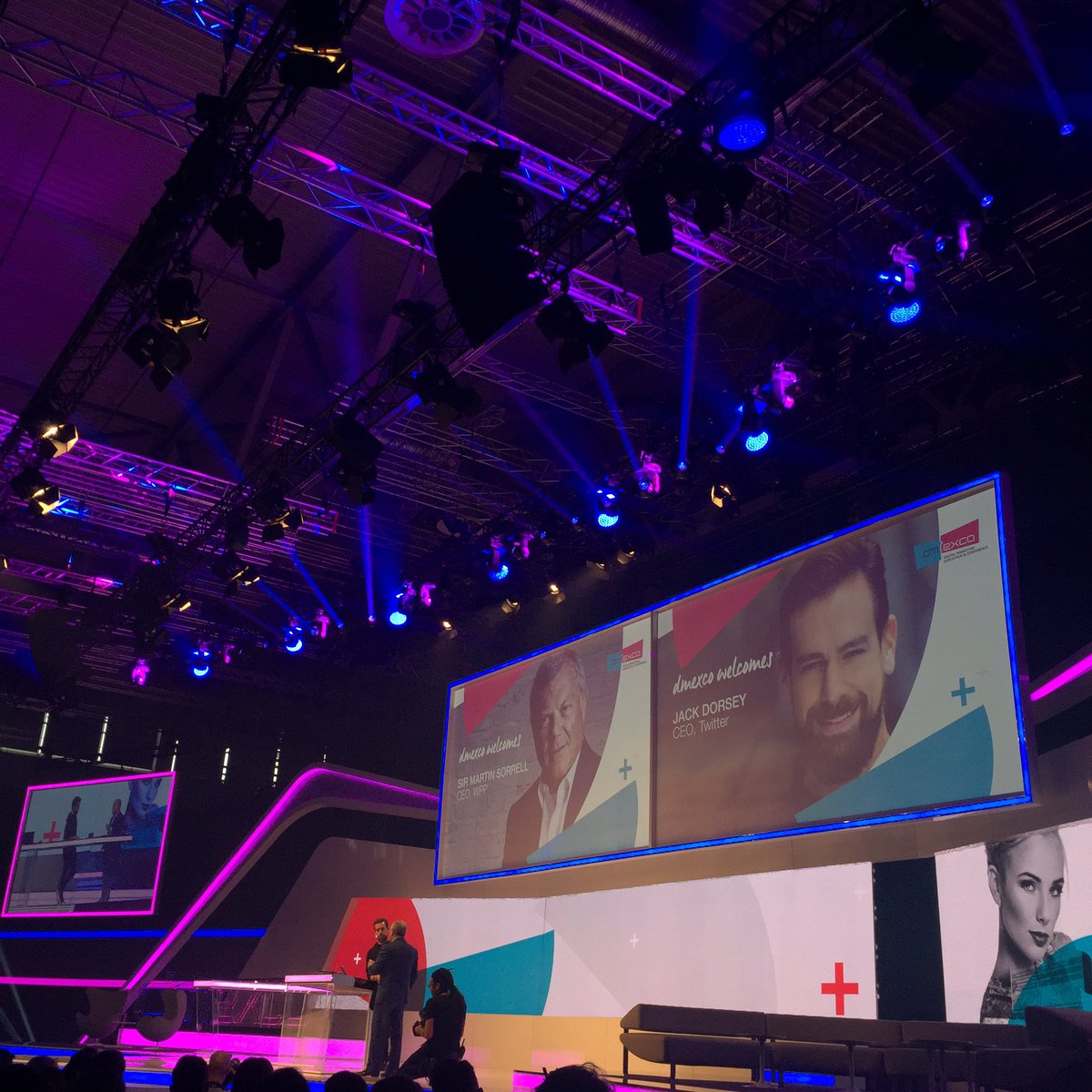 At <a href="/dmexco/">DMEXCO</a> <a href="/WPP/">WPP</a> Sir Martin Sorrel is grilling Jack Dorsey. Interesting chat!