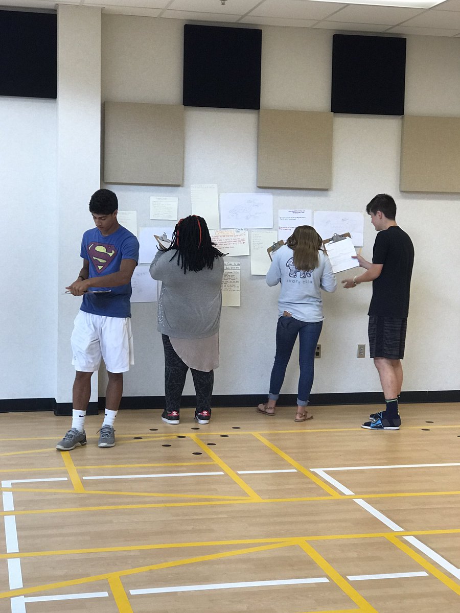 hoffmanhangout's tweet photo. Students spending time in LA setting up the group work rubric. Best part they're setting the expections not us! #whoami? #sixstandards https://t.co/K11SUYHOvC