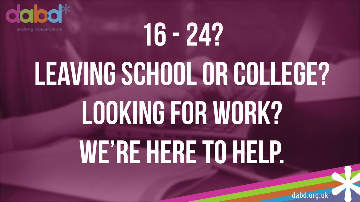 DABDuk's tweet photo. Are you 16 - 24? #Unemployed? #LookingForWork? Why not get in touch with @ESE_DABD ? Our staff are here to help.😀 https://t.co/Sfhmop5Jqw