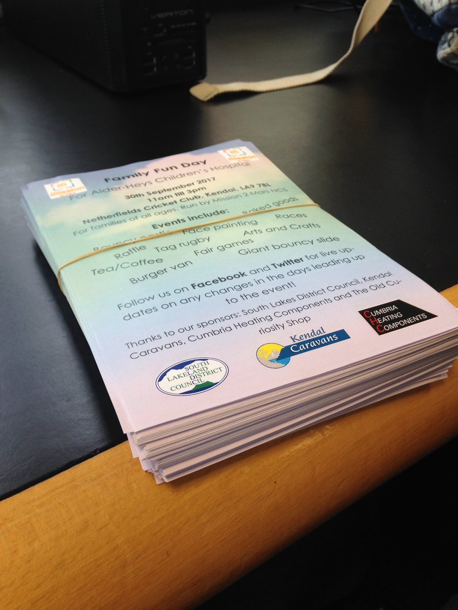 Mission2MarsNCS's tweet photo. Leaflets all ready for torchlight parade on Friday! #NCS #NCScumbria https://t.co/u5CNmL46pM
