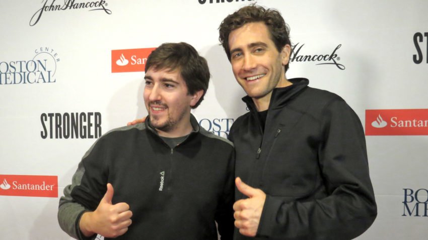 DebWBZ's tweet photo. Coming up at 6:55..a sneak peak of #Strongermovie w/ #JakeGyllenhaal as #BostonMarathon survivor #JeffBauman. Click:https://t.co/sCPAVNbHaI https://t.co/gMviJKncnb