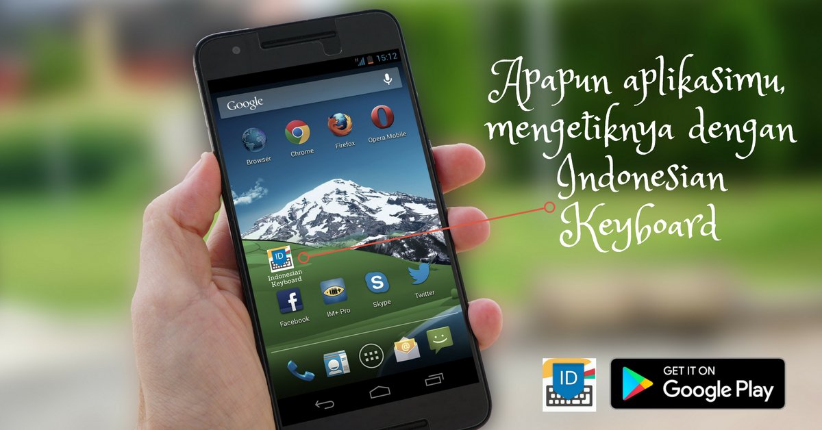 idkeyboard's tweet photo. Apapun aplikasimu, mengetiknya dengan Indonesian Keyboard 😎
#keyboard #aplikasikeyboard #android #keyboardbahasaindonesia https://t.co/4jyoS0BS4k