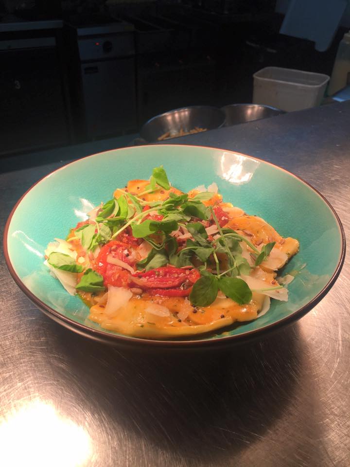 Slug_O2's tweet photo. Want to try something new? How about our Asparagus Ravioli?! #NewTaste #Food https://t.co/nGmrIKpNIM