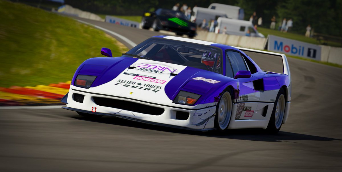 VTCC_online's tweet photo. From what may be the final official event on @ForzaMotorsport 6 and the Ferrari F40 one night special https://t.co/RMCYefbVfb