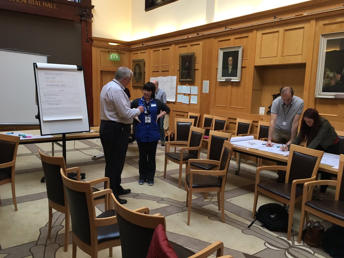 linseytweets's tweet image. Great practical and facilitation skills by @Malacandrian with @BelfastTrust ED & CAU team #flowdesign