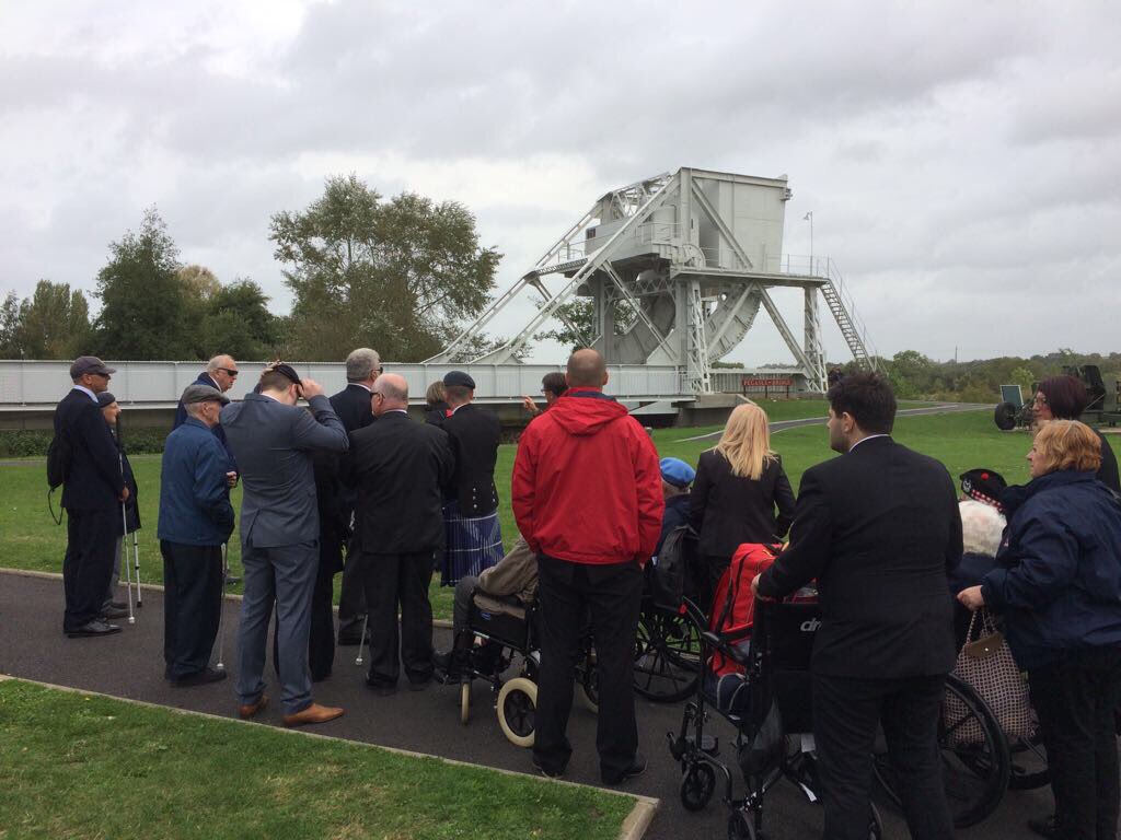 Esprit_TS's tweet photo. An emotional return to Pegasus Bridge #WW2 Veterans https://t.co/f2IyntRZet