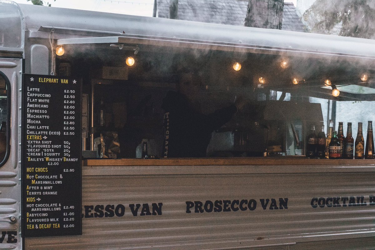 Elephant Collective (@elephantcoffee1) on Twitter photo THE ELEPHANT VAN.
PERFECT FOR YOUR EVENT!
Email us on:
elephant@elephant-coffee.co.uk
#elephantvan #bookusnow! THE ELEPHANT VAN.
PERFECT FOR YOUR EVENT!
Email us on:
elephant@elephant-coffee.co.uk
#elephantvan #bookusnow!