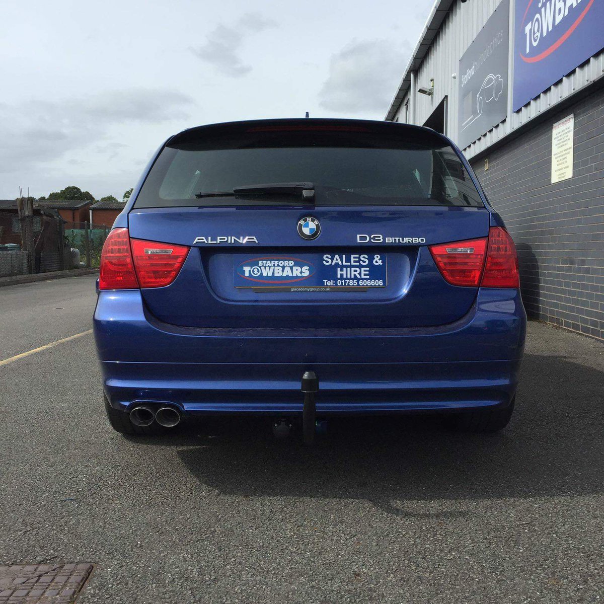 Secureacar's tweet image. BMW ALPINA D3  Detachable Towbar with NO Bumper Cut 😊😊😊😊.Supplied and Fitted by Stafford Towbars. 

#BMW #ALPINA