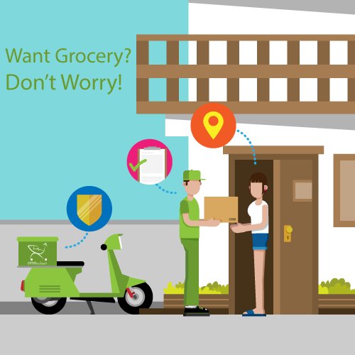 VrMerchants's tweet photo. Feeling Lazy and want #Grocery? 
Don't Worry @VrMerchants also provide free Home #delivery. Install #VRM #App Now!
https://t.co/DWK54BLUz1 https://t.co/MEQVD5Z3pB