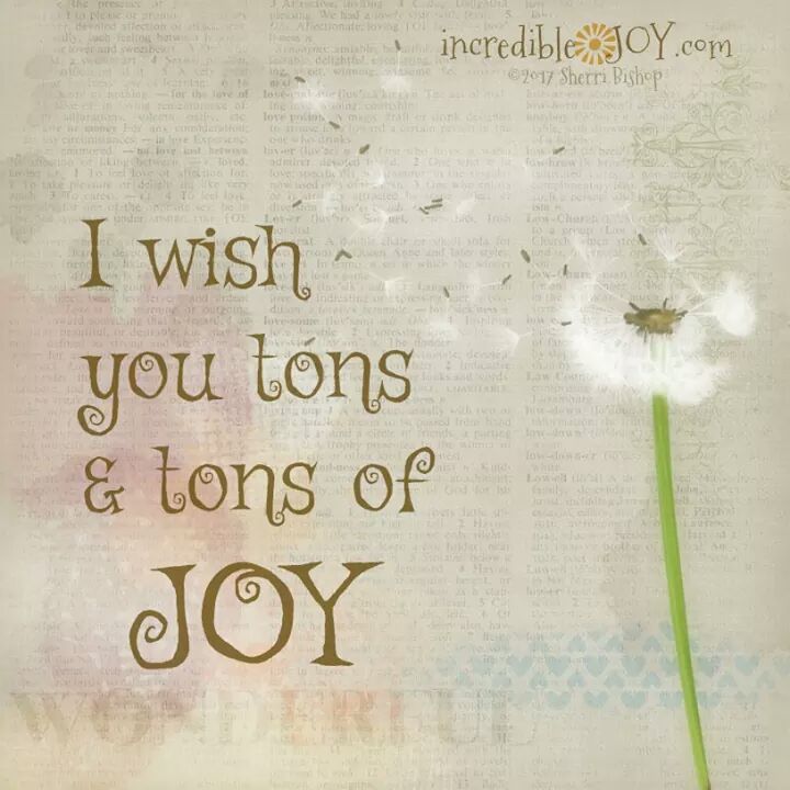 I wish you tons of #JOY! 

#JoyTrain #Joy #Love #Happy #Blessed #Laughter #Fun #Kindness #MentalHealth #Mindfulness #Mindset #IAM #ChooseLove #kjoys00 #IAMChoosingLove #TuesdayThoughts #TuesdayMotivation #TuesdayMorning RT @CarmenMiryM