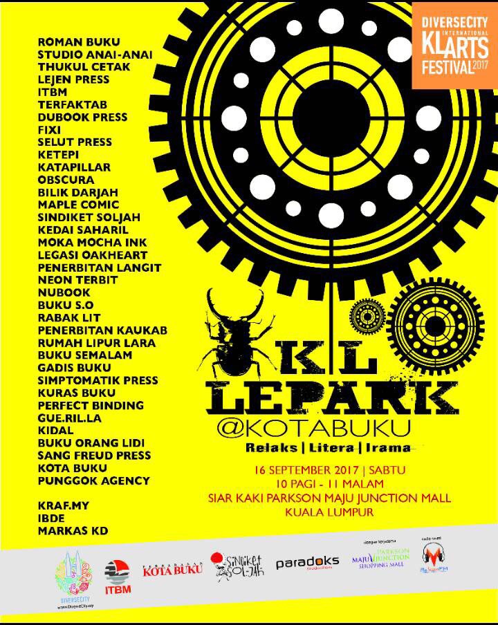 rabaklit's tweet photo. #HariMalaysia nanti kami akan berada di #KLLePark.
16 Sept 2017 | Sabtu
10 pagi - 11 malam
Siar Kaki Parkson Maju Junction Mall, KL
Jom! https://t.co/QsjPEijPvM