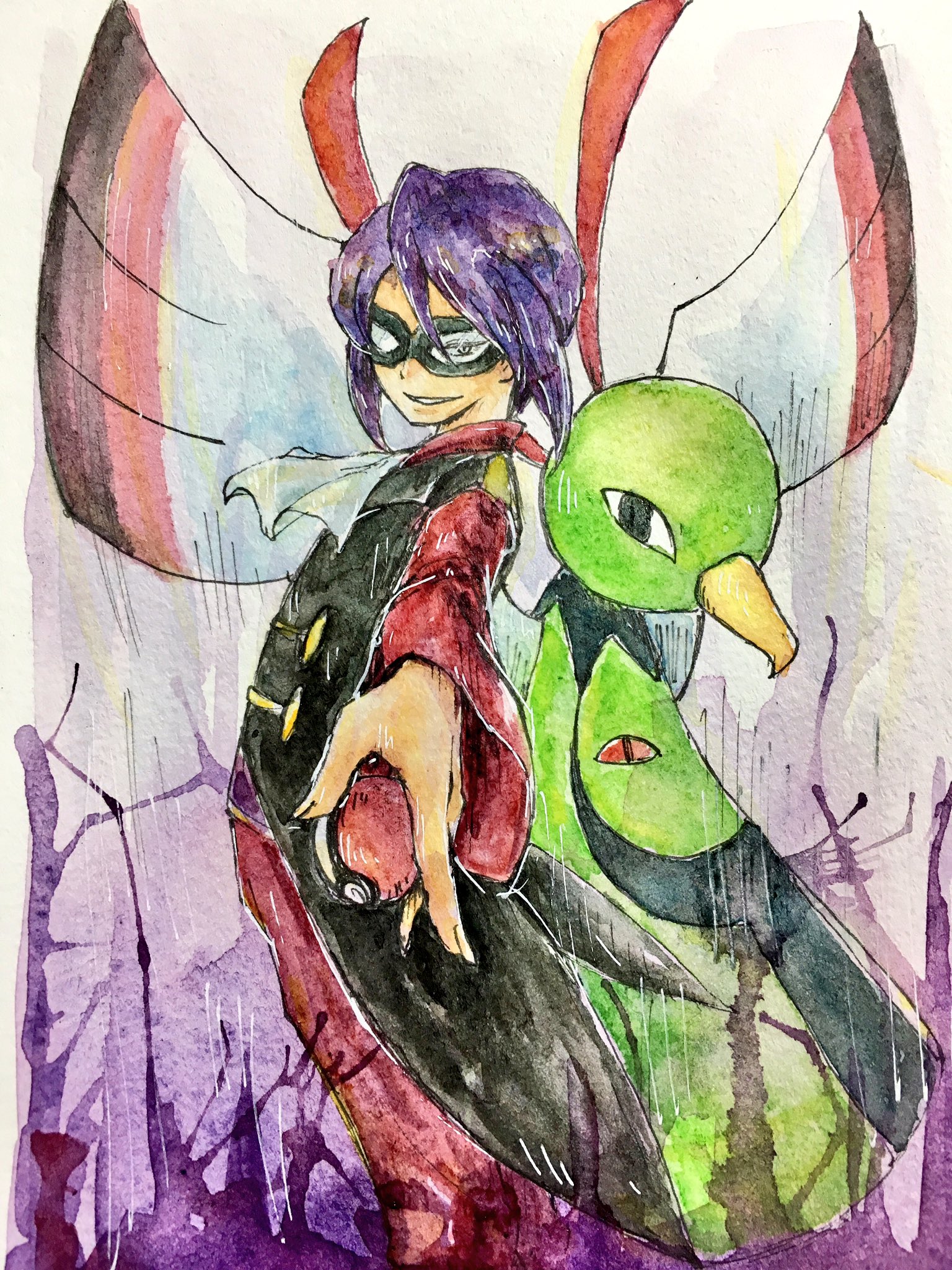 漆 ようこそポケモンリーグへ Hgss より四天王イツキ ポケモントレーナー版深夜の真剣お絵描き60分一本勝負 T Co Jzox1ex3ga Twitter