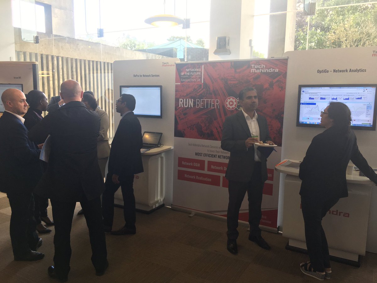 tushar_pai's tweet photo. @tech_mahindra #NetworksOfTheFuture Roadshow underway at Adastral Park @imanishvyas @kanchan_bhonde https://t.co/wzV6cDkh55