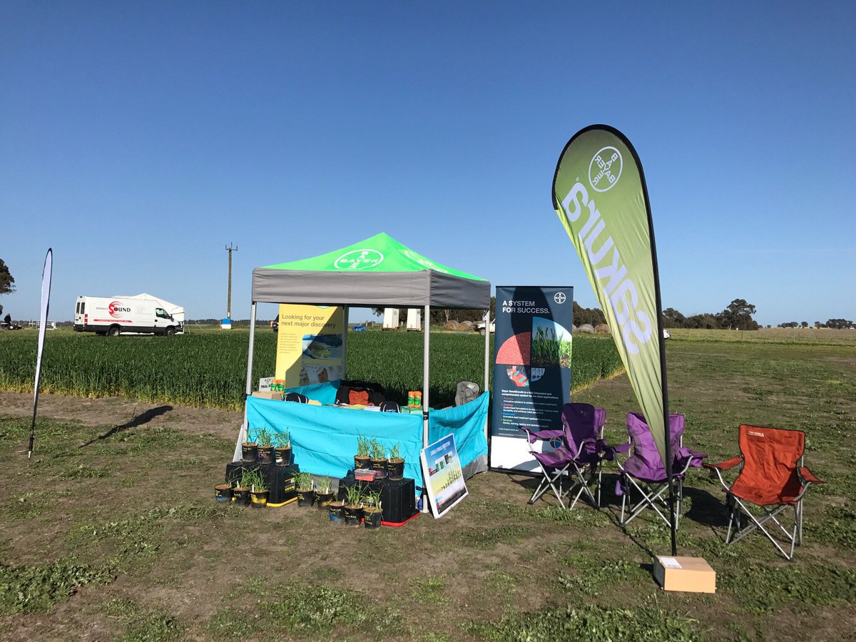 photobycw's tweet photo. Good #Techspo conference and field day today. Looking fwd to day2. Don't miss out-huge range and quality of info and people @Bayer4CropsAU https://t.co/0RkWx0cbqk