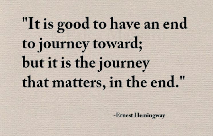 JulieSHasson's tweet photo. Today's Words of Wisdom, courtesy of Ernest Hemingway #UnmappedED https://t.co/yWgkiXI5Nz